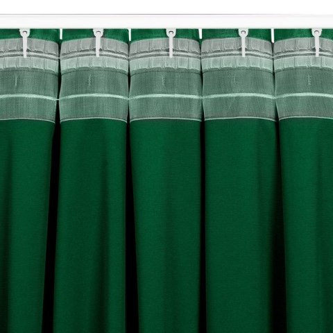 Zasłona gotowa Madlen 140x300 cm kolor zielony taśma
