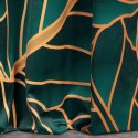 Zasłona z miękkiego welwetu Lili 140x250 cm kolor ciemny turkus przelotki