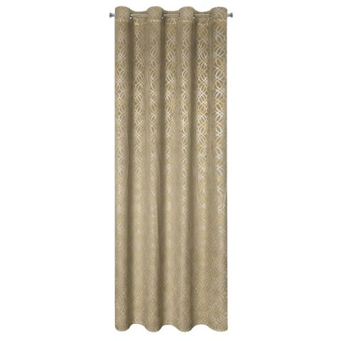 Zasłona gotowa Areta 140x250 cm kolor beżowy