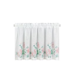 Firana gotowa Asteja kolor różowy 60x150 cm taśma