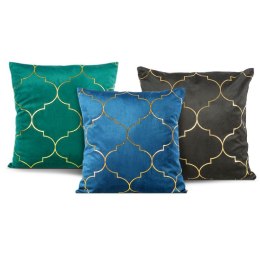 POSZEWKA GISEL 45X45 CM ZIELONY + ZŁOTY