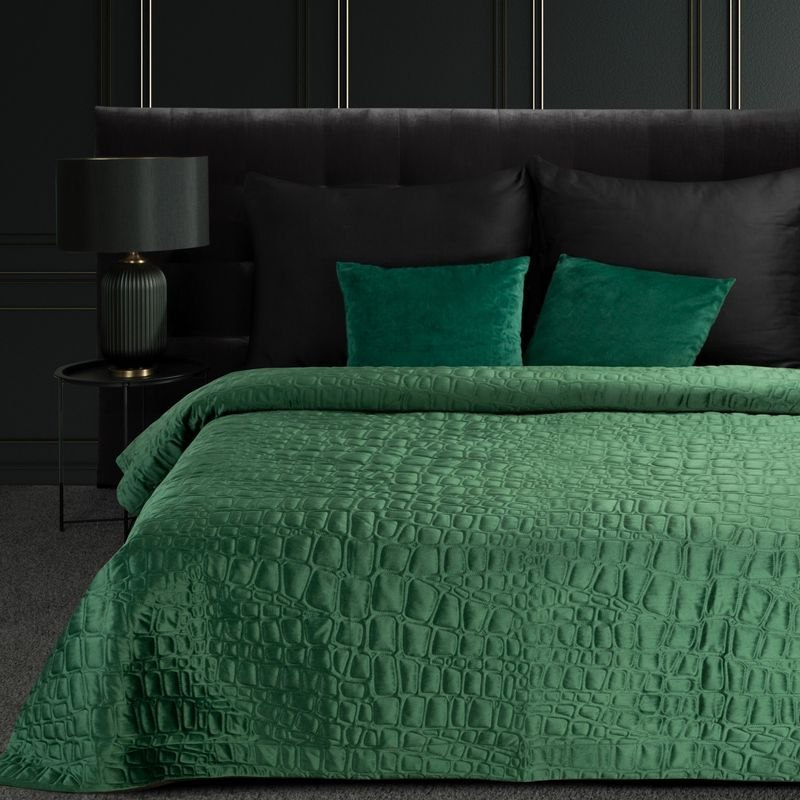 Narzuta na łóżko SALVIA7 NAR 280X260 kolor Ciemny Zielony