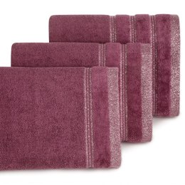 Ręcznik bawełniany Glory 30x50 cm kolor bordowy