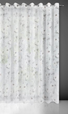 Firana gotowa Bessy kolor różowy 350x250 cm