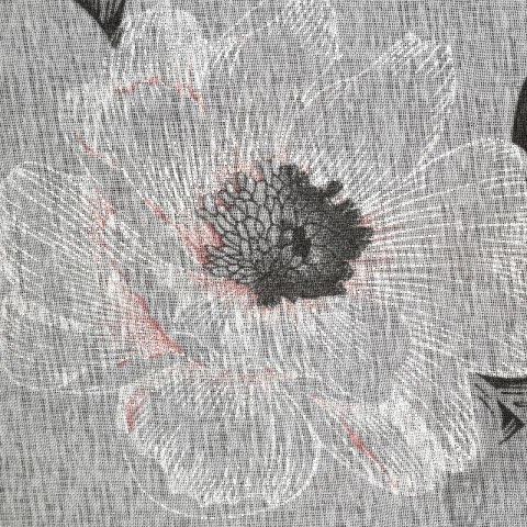 Firana gotowa Bessy kolor różowy 350x250 cm