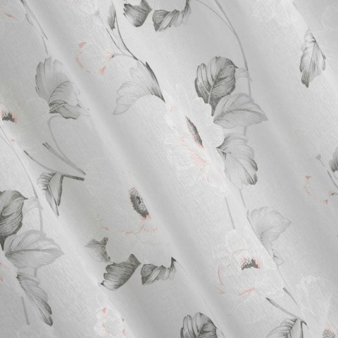 Firana gotowa Bessy kolor różowy 350x250 cm