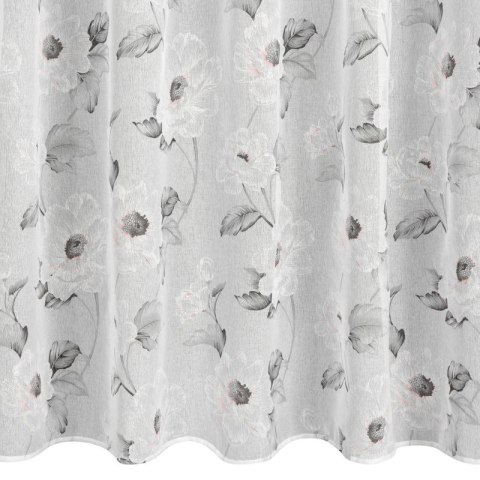 Firana gotowa Bessy kolor różowy 350x250 cm