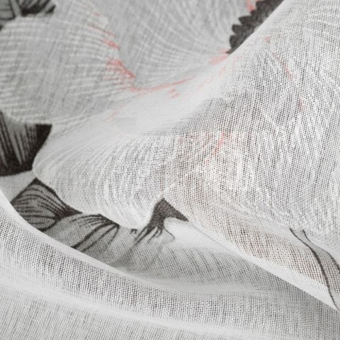 Firana gotowa Bessy kolor różowy 350x250 cm