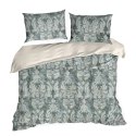 KOMPLET POŚCIELI ZOJA 06 220X200 CM, 2 SZT. 70X80 CM STALOWY KOMPLET POŚCIELI ZOJA 06 220X200 CM, 2 SZT. 70X80 CM STALOWY