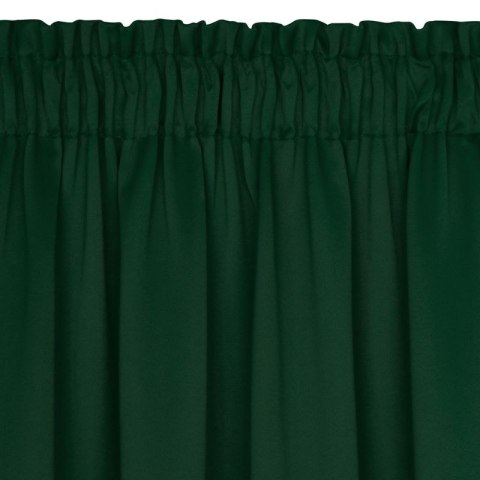Zasłona gotowa zaciemnająca zaciemnająca PARISA 140X250 cm kolor ciemnozielony