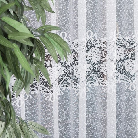 DEMETRIA Firanka żakardowa konfekcjonowana na prosto, 250x200 cm, kolor 001 biały 017480/000/P01/250200/1 DEMETRIA Firanka żakardowa konfekcjonowana na prosto, 250x200 cm, kolor 001 biały 017480/000/P01/250200/1