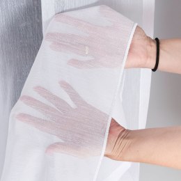 Firanka fantazyjna z ołowianką na metry wysokość 330 cm kolor biały