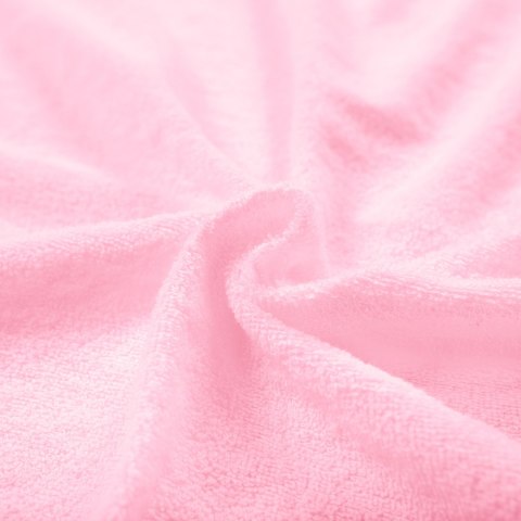 Prześcieradło frotte z gumką 90x200 cm kolor jasny róż Prześcieradło frotte z gumką 90x200 cm kolor jasny róż