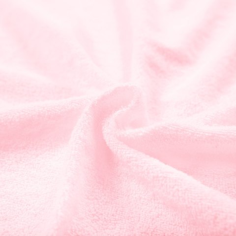 Prześcieradło frotte z gumką 140x200 cm kolor róż kwarcowy Prześcieradło frotte z gumką 140x200 cm kolor róż kwarcowy