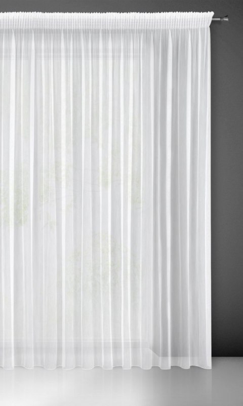 Firana gotowa Nicea kolor biały 350x270 cm taśma