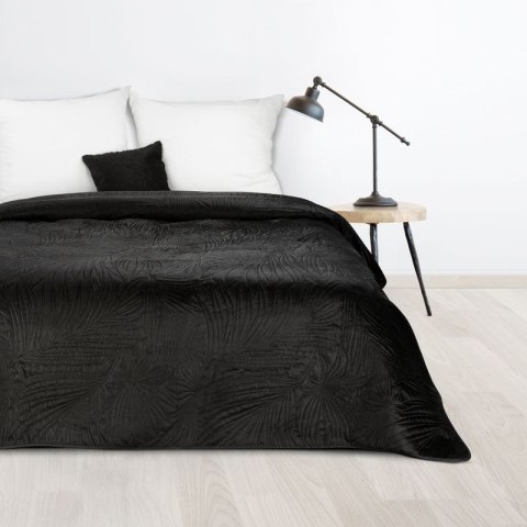 Narzuta pikowana LUIZ 170x210 cm kolor czarny Narzuta pikowana LUIZ 170x210 cm kolor czarny
