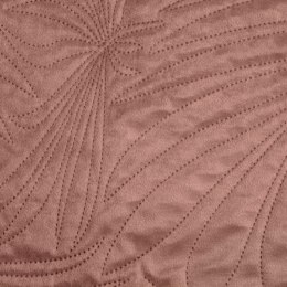 Narzuta pikowana LUIZ 170x210 cm kolor różowy
