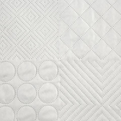 Narzuta jednokolorowa BONI 170x210 cm kolor biały