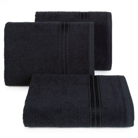 Ręcznik Lori 70x140 cm kolor czarny