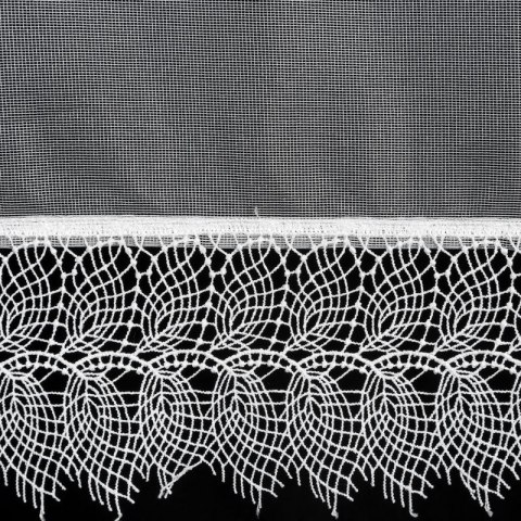 Firana gotowa Sari kolor biały 145x400 cm taśma