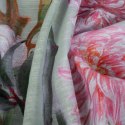 Zasłona gotowa Nydia 140x250 cm kolor miętowy / różowy