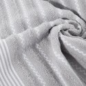 Ręcznik Leo 70x140 cm kolor srebrny