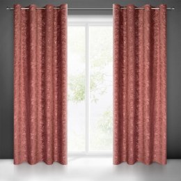 Zasłona gotowa Octavia 140x250 cm kolor ciemnoróżowy