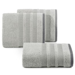 Ręcznik bawełniany NASTIA 50x90 cm kolor srebrny
