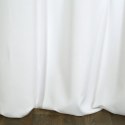 Zasłona z miękkiej tkaniny Rita 140x250 cm kolor biały przelotki