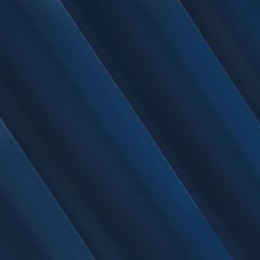 Jednokolorowa zasłona z miękkiej tkaniny RITA 140x250 cm kolor ciemnoniebieski
