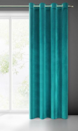 Zasłona gotowa Samanta 140x250 cm kolor turkusowy