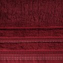 Ręcznik bawełniany POLA 50x90 cm kolor bordowy