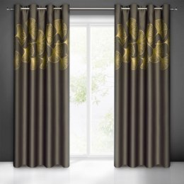Zasłona gotowa Harmony 140x250 cm kolor brązowy