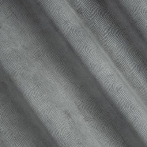 Zasłona gotowa LILI 140x250 cm kolor stalowy