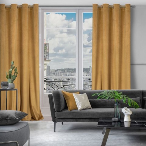 Zasłona gotowa LILI 140x250 cm kolor złocisty
