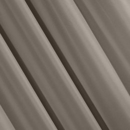 Jednokolorowa zasłona z miękkiej tkaniny RITA 140x250 cm kolor jasnobrązowy