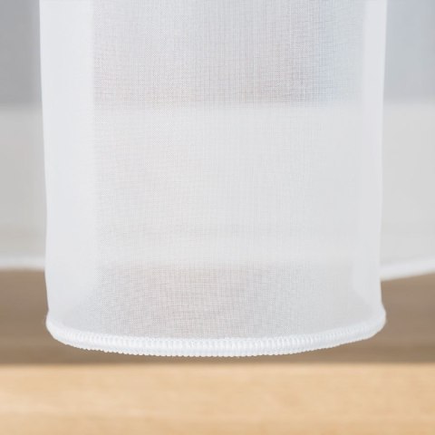 MISIAKI Firanka z ołowianką WOAL PREMIUM, 160cm, kolor 002 szary D00068/WOP/002/160000/1