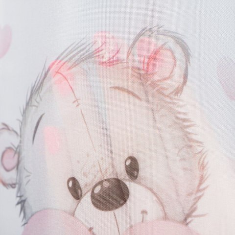 MISIAKI Firanka z ołowianką WOAL PREMIUM, 160cm, kolor 002 szary D00068/WOP/002/160000/1