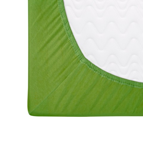 Prześcieradło jersey z gumką 220x200 cm kolor kaktus Prześcieradło jersey z gumką 220x200 cm kolor kaktus