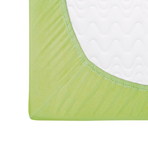 Prześcieradło jersey z gumką 160x200 cm kolor limonka Prześcieradło jersey z gumką 160x200 cm kolor limonka