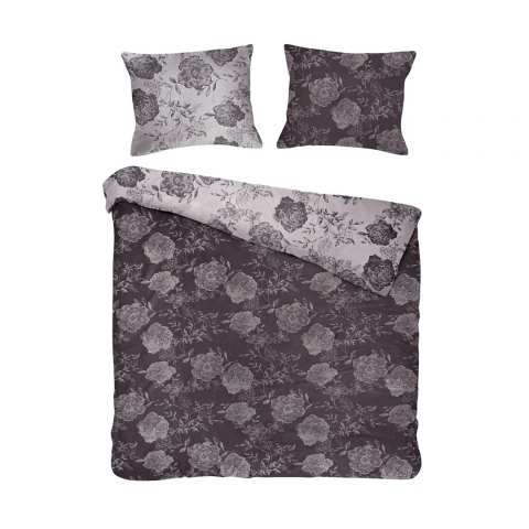 Pościel bawełniana FLORY ANTHRACITE 160x200 COTTONLOVE JACQUARD Pościel bawełniana FLORY ANTHRACITE 160x200 COTTONLOVE JACQUARD