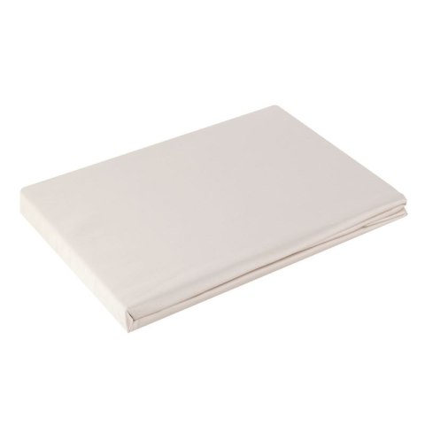 Prześcieradło gładkie z satyny bawełnianej NOVA 160x210 cm kolor beżowy