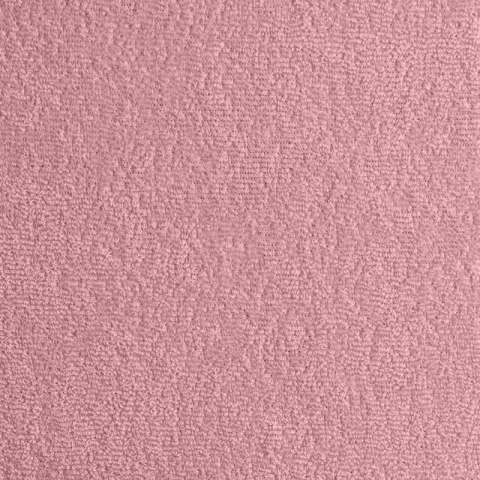 Prześcieradło frotte z gumką 120x200 cm kolor pudrowy