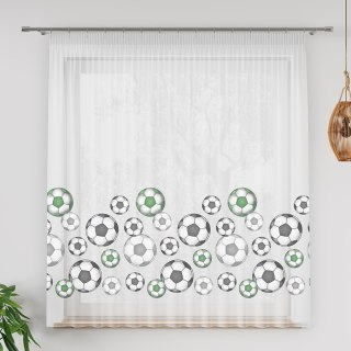FUTBOL Firanka z ołowianką WOAL PREMIUM, 157cm, kolor 003 zielony D00051/WOP/003/157000/1