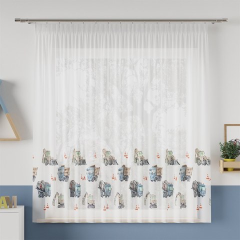 POJAZDY Firanka z ołowianką WOAL PREMIUM, 157cm, kolor 002 niebiesko-szary D00087/WOP/002/157000/1 POJAZDY Firanka z ołowianką WOAL PREMIUM, 157cm, kolor 002 niebiesko-szary D00087/WOP/002/157000/1