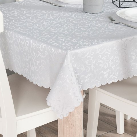 ALAN Obrus wodoodporny, 100x160cm, kolor 002 jasny szary TORENA/204/C02/100160/1