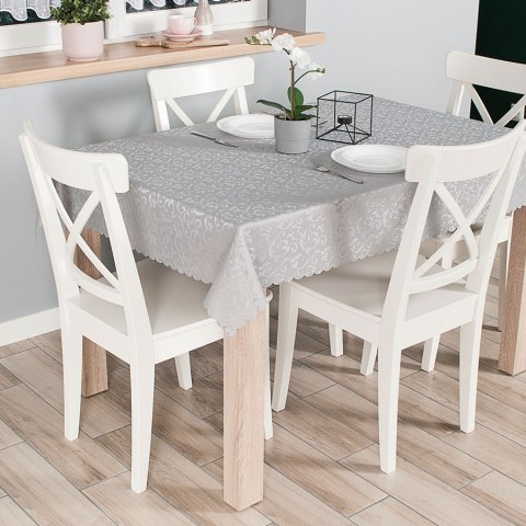 ALAN Obrus wodoodporny, 100x160cm, kolor 003 ciemny szary TORENA/204/C03/100160/1