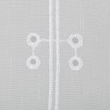 Firanka haftowana panelowa, wysokość 145cm, kolor 001 biały 025044/546/001/145000/1