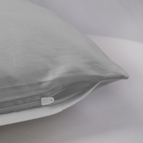 Poszewka satyna bawełna kolor popiel 024 40x40.