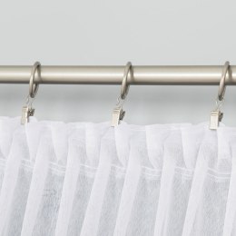Firanka z aplikacją na markizecie ze wzorem pasowym, wysokość 250cm, kolor 003 biały 007849/433/003/250000/1